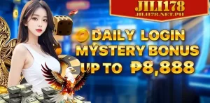 Daily Login Mystery Bonus Up to ₱8,888